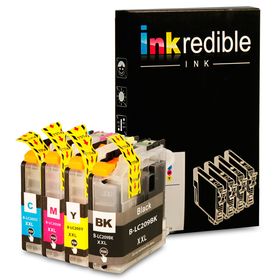 Brother LC205 LC209 Compatible Ink Cartridge Combo