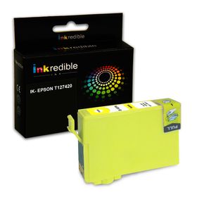 Epson T127420 Compatible Yellow Ink Cartridge